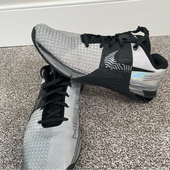 Nike Shoes - Nike Women's METCON 8 Premium Gray Lace Up Gym Shoes Size 9.5 - DQ4681-100